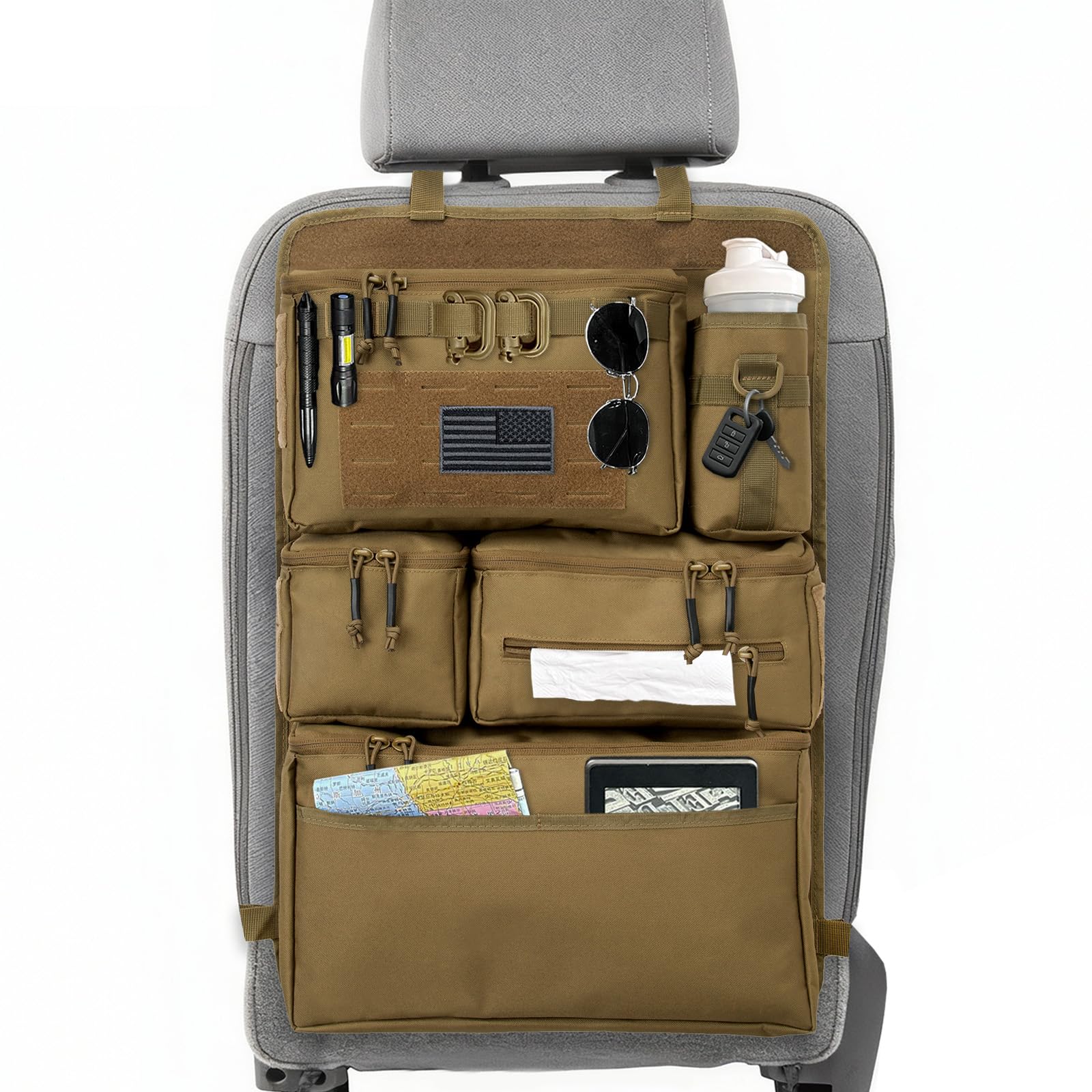 Vanlutone Tactical Seat Back Organizer